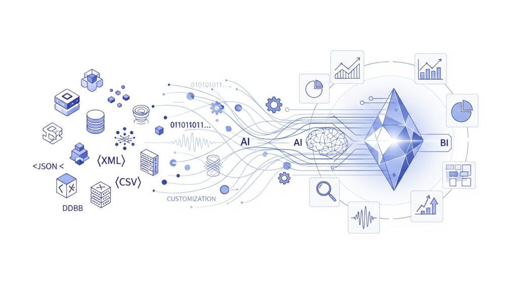 ¿Cómo transformar tus datos en un activo estratégico con una solución de 'Business Intelligence' a medida impulsada por IA?